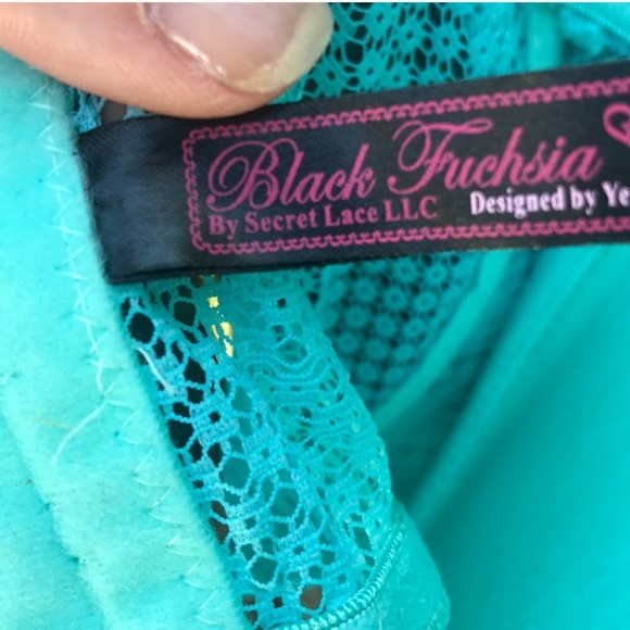 💐 lacy aqua bra - Picture 4 of 6